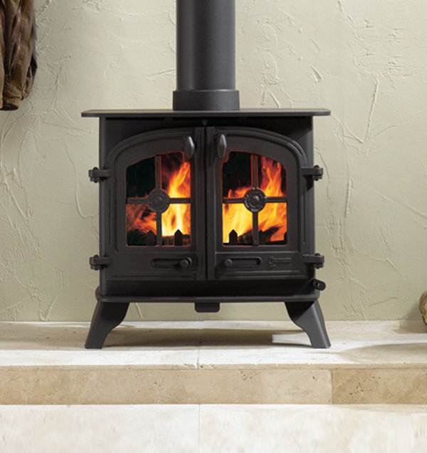 Yeoman County Double Sided Single Depth Woodburning Stove