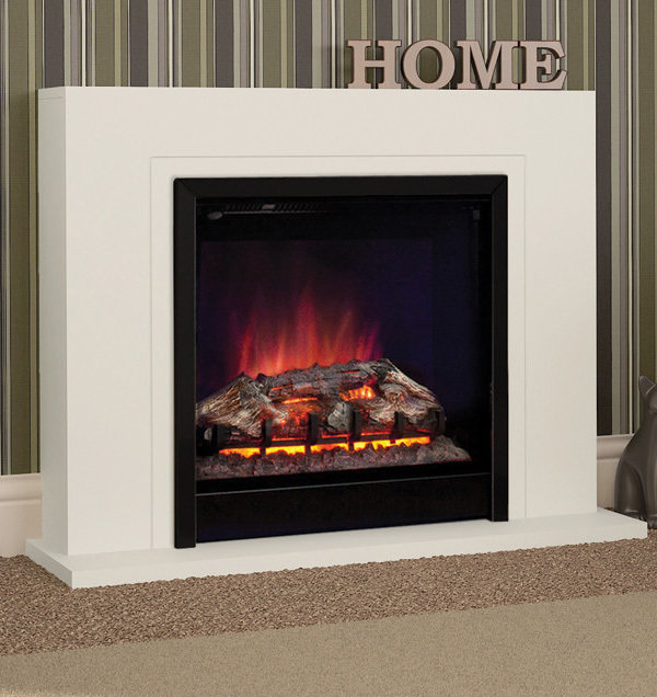 Be Modern Colby 38 Electric Fireplace, Marble Electric Fireplace Suites