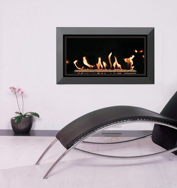 Gazco Studio 1 Open Fronted Gas Fire, Open Fronted Gas Fireplace Insert